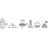 Палатка HIGH PEAK MINIPACK синий HP-10155